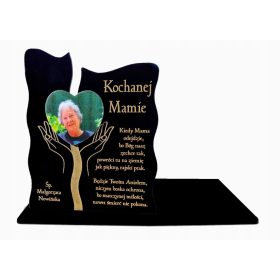   Svečnik za spomin, personalizirana dekoracija, srce, 14,5 x 30 x 23 cm