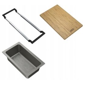 Franke Premium enokomorno pomivalno korito z dodatki