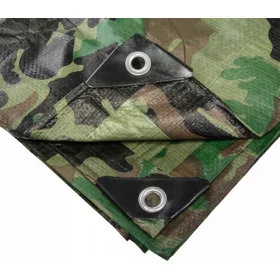   Večnamenska maskirna ponjava CAMOforest 5x6m, idealna za kampiranje