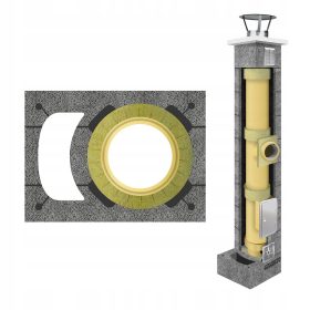 Keramični dimniški sistem set fi 200 9m + VENT