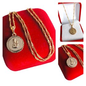 Verižni medaljon Device Marije z otrokom