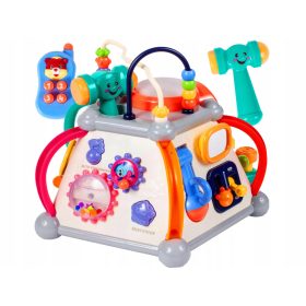 Interaktivna senzorična Montessori kocka Little Joy Box