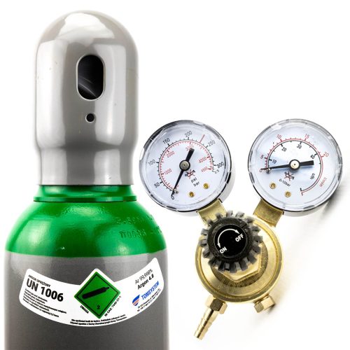 ARGON PLINSKA JEKLENKA 8L (POLNA) + REGULATOR