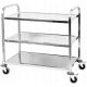  NATAKI 3-POLIČNI NERJ. INOX SERVIS CARRY