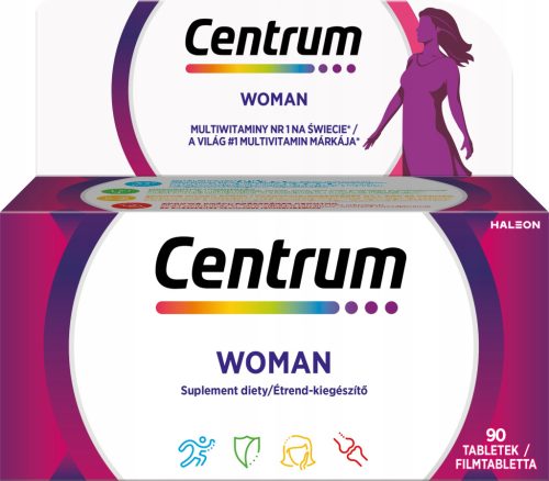 Centrum Woman: Komplet vitaminov in mineralov za ženske, 90 tablet