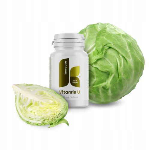 Naravni prehranski dodatek Vitamin U za zdrav želodec in prebavila