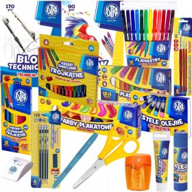 Astra komplet umetniških pripomočkov 21 kosov