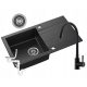 Pomivalno korito Granitno ACQUA Black