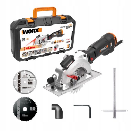 Pilarka WORX WX437 800W, 120mm list
