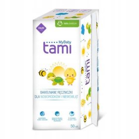 TAMI Luksuzne Bombažne Otroške Brisače, 50 kosov