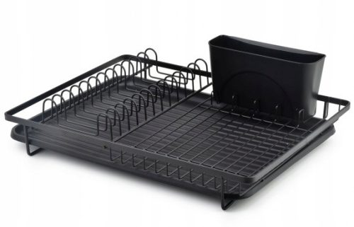 Cookini Ociekacz za posodo BLACK HTXA2022 Mondex 33x44x10 cm
