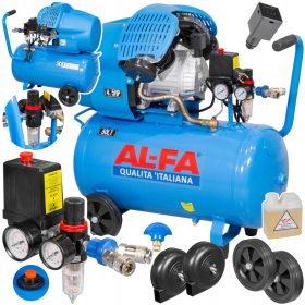 Kompresor za zrak 50L AL-FA ALC-50V 8 bar