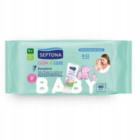 VLAŽILNI ROBČKI ZA OTROKE IN DOJENČKE 60 KOS SEPTON