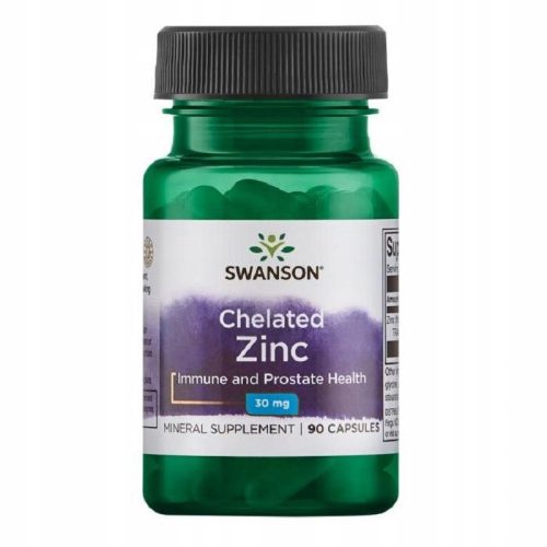 Cink v kapsulah - visoka biološka uporabnost, 30 mg na kapsulo