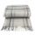 Volnena odeja Degatex 155 cm x 200 cm sive barve s frange