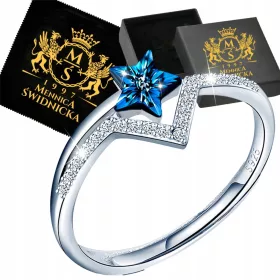   Srebrni prstan Infinity za ženske, nastavljiv, iz srebra 925