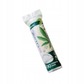   CLEANIC NATURALS KONOPLJA Okrogle kozmetične blazinice, 90 kos
