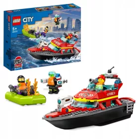 LEGO City 60373 Gasilski čoln