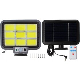 Solarna LED svetilka za ulico 252 LED COB senzor gibanja