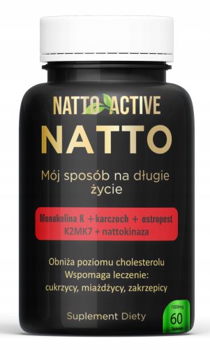Natto Active - Naravni Prehranski Dodatek za Upravljanje Holesterola