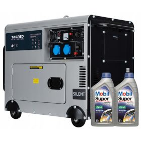   Enofazni dizelski generator TAGRED TA7350DS 10 KM 7350 W 230V