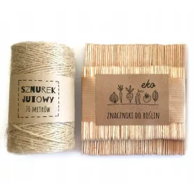  Mini označevalci rastlin, eko leseni znaki