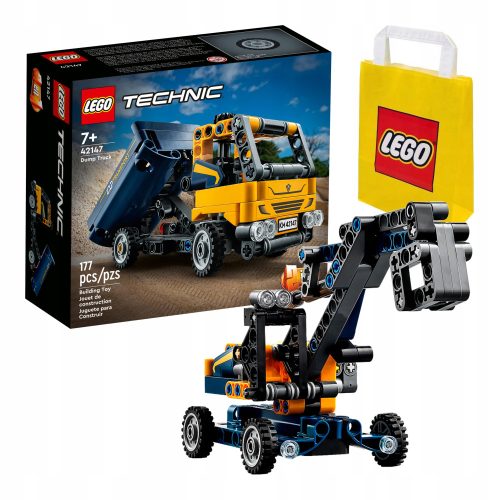 LEGO Technic Gradbeni Kamion 2 v 1 42147 + LEGO 6315786 PAPIRNA VREČKA VP SMALL S 24X18X8