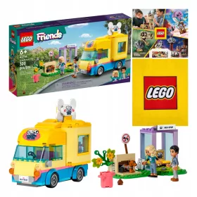   LEGO Friends - Pasja reševalna kombi za pse (41741) + torba + katalog LEGO