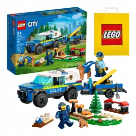   LEGO Mesto 60369 Učenje policijskih psov na terenu + VP Darilna vrečka LEGO 6315792 Srednja