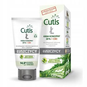 Cutis Ł - Konopljina krema za luskavico 20% + CBD 120 ml