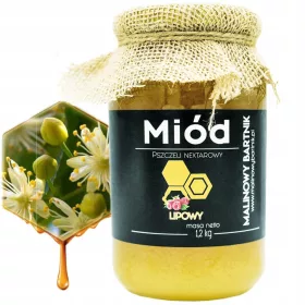   Naravni lipov med 1.2 kg - Okrepčilna sladkost z zdravilnimi močmi