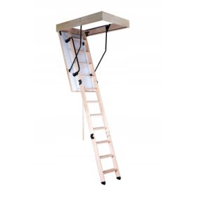   Podstrešne lesene oman stopnice 70 x 110 cm, največja višina 280 cm