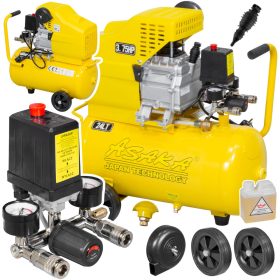 Oljni kompresor Asaka ASC-24 24 l 8 bar