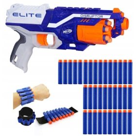 PISTOLA NERF ELITE DISRUPTOR + DODATKI ZA 30 PIKADOV IN PAS