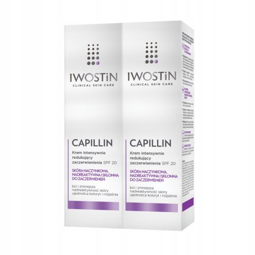 IWOSTIN CAPILLIN Krema za intenzivno zmanjševanje rdečice SPF 20