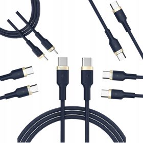 Vayox USB tip C - USB tip C kabel 1 m, mornarsko moder