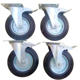 Kolesa za rusztovanje 4 kosi, premer 200 mm, 900 kg