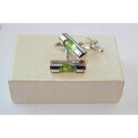 EXC Elegantni Moški Manšetni Gumbi Vodna Tehtnica Plumb