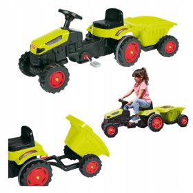 Igrajte s Svetlo Rumeno otroški traktor