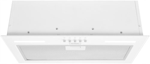 Vgradna kuhinjska napa Kernau KBH 1060.1W 55 Belo steklo LED