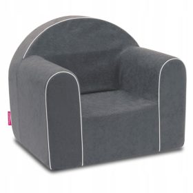  Sponge Design Mini otroški fotelj, odtenki sive