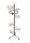 Stojalo za rože Centurion Metaloplastyka Sp. z o. 133 cm kovinski
