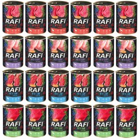 Mokra hrana za pse Rafi Classic mix okusov 24 x 400g