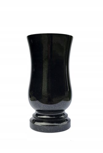 Granitna vaza za grob SZWED 14 x 30 cm