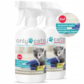   Spray Only Cats Odor Neutralizer za steljnik proti neprijetnemu vonju 500 ml 500 g