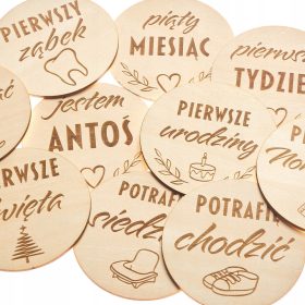 Drevesene foto plošče Techrebal, 16 kosov