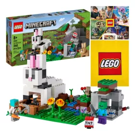   LEGO Minecraft 21181 Króličja Farma + Torba Prezentowa + Katalog 2024