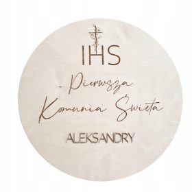   DOBRODOŠLICA KROG STENSKA TABLICA ZA OBČINSKE IN KOMUNIJSKE DEKORACIJE