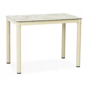 Pravokotna miza Signal 100 x 60 x 75 cm krem