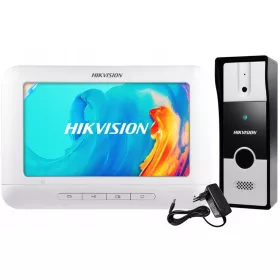   Zestaw domofonowy Hikvision DS-KIS202T z 7" LCD z kamerą pin-hole, 4-żyłowy